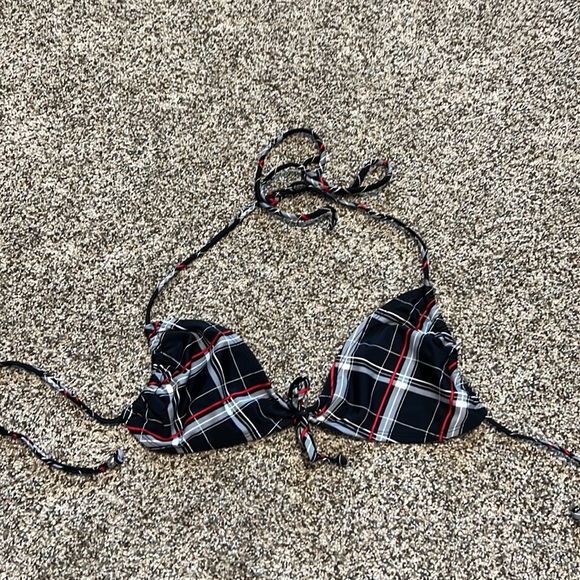 plaid two-piece bikini - Picture 2 of 3